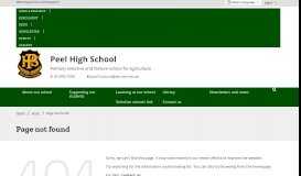 
							         Peel High School Student Portal								  
							    