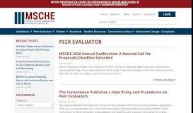
							         Peer Evaluator Archives - Middle States Commission on Higher ...								  
							    