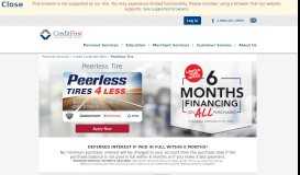 
							         Peerless Tire - Automotive Credit Card | CFNA								  
							    