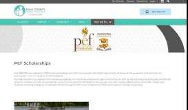 
							         PEF Scholarships | Polk Education Foundation								  
							    