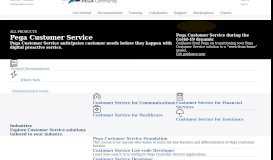 
							         Pega Customer Service - An Enterprise Application								  
							    