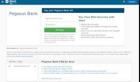 
							         Pegasus Bank | Make Your Auto Loan Payment Online | doxo ...								  
							    