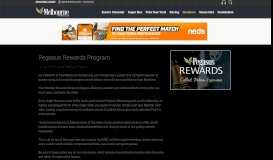 
							         Pegasus Rewards | Melbourne Racing Club								  
							    