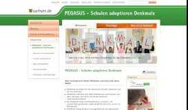 
							         PEGASUS - Schule und Ausbildung - sachsen.de								  
							    