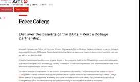 
							         Peirce College | University of the Arts								  
							    