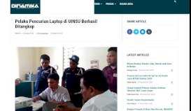 
							         Pelaku Pencurian Laptop di UINSU Berhasil Ditangkap | Portal Berita ...								  
							    