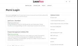 
							         Pemi Login — Sign in to Account - loginfeed.com								  
							    