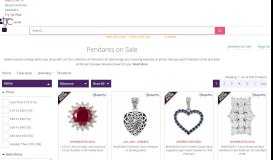 
							         Pendants on Sale | Silver, Gold, Diamond Pendants Sale in UK | TJC								  
							    