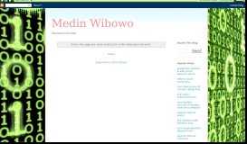 
							         pengertian website & web portal beserta contoh - Medin Wibowo								  
							    