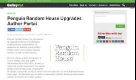 
							         Penguin Random House Upgrades Author Portal | GalleyCat - Adweek								  
							    