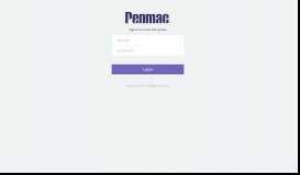 
							         Penmac Portals | Login								  
							    