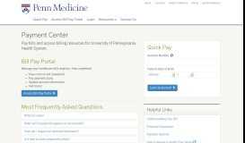 
							         Penn Medicine: Payment Center								  
							    