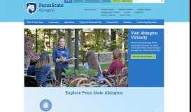 
							         Penn State Abington | Four Year Degrees								  
							    