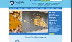 
							         Penn State Scranton | Homepage								  
							    
