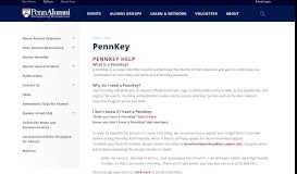 
							         PennKey - Penn Alumni								  
							    