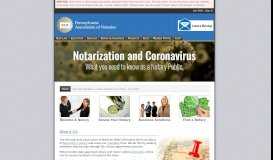 
							         Pennsylvania Association of Notaries - Eliminating the Frustrations of ...								  
							    