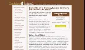 
							         Pennsylvania Culinary Institute, Pittsburgh's Culinary Schools								  
							    