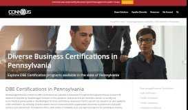 
							         Pennsylvania Disadvantaged Business Enterprise (DBE) Certification ...								  
							    