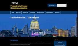 
							         Pennsylvania Funeral Directors Association								  
							    