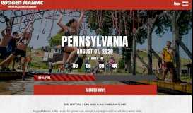 
							         Pennsylvania - Rugged Maniac 5k Obstacle Race & Mud Run								  
							    