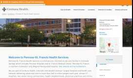 
							         Penrose-St Francis Health Services - Colorado Springs | Centura Health								  
							    