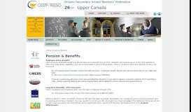 
							         Pension & Benefits - OSSTF District 26								  
							    