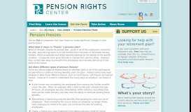 
							         Pension Freezes | Pension Rights Center								  
							    