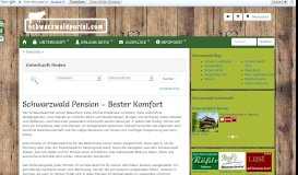 
							         Pension Schwarzwald - Übersicht von Pensionen - Schwarzwald Urlaub								  
							    