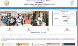 
							         Pensioners' Portal - Tamil Nadu Government								  
							    
