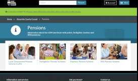 
							         Pensions - West Sussex County Council								  
							    