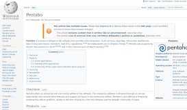 
							         Pentaho - Wikipedia								  
							    