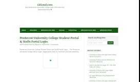
							         Pentecost University College Student Portal & Staffs Portal Login ...								  
							    