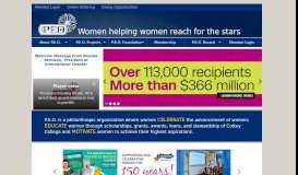 
							         PEO International: Women helping women reach for the stars								  
							    
