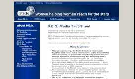 
							         P.E.O. Media Fact Sheet | P.E.O. International								  
							    