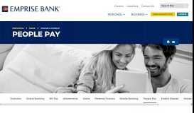 
							         People Pay | Emprise Bank								  
							    