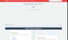 
							         People Portal Login Merlin Related Keywords & Suggestions - People ...								  
							    
