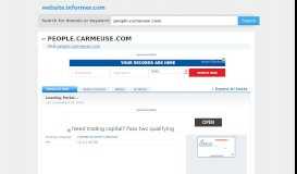 
							         people.carmeuse.com at WI. Loading Portal... - Website Informer								  
							    