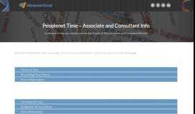 
							         Peoplenet Time - Associate and Consultant Info Page - ManpowerGroup								  
							    