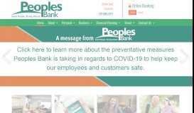 
							         Peoples Bank								  
							    