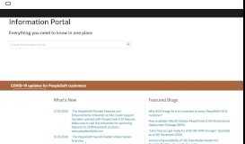 
							         PeopleSoft Information Portal - Oracle Docs								  
							    