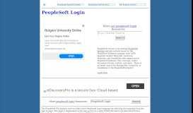 
							         Peoplesoft Login - PeopleSoft Career								  
							    