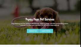 
							         Peppy Pups Pet Services								  
							    