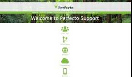 
							         Perfecto Support Portal								  
							    