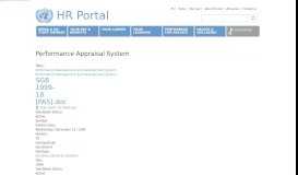 
							         Performance Appraisal System | HR Portal								  
							    