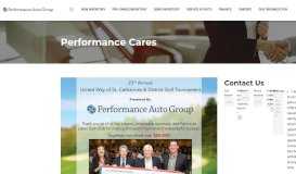 
							         Performance Auto Group St. Catharines | Our Community								  
							    