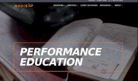 
							         Performance Education - Navis CRM								  
							    