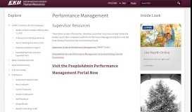 
							         Performance Management | Human Resources | Eastern Kentucky ...								  
							    