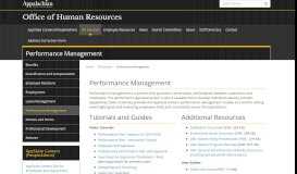 
							         Performance Management | Office of Human Resources								  
							    