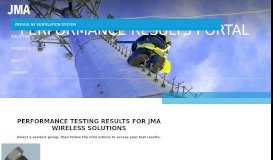 
							         Performance Results Portal - JMA Wireless								  
							    