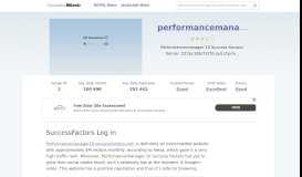 
							         Performancemanager10.successfactors.com website ...								  
							    